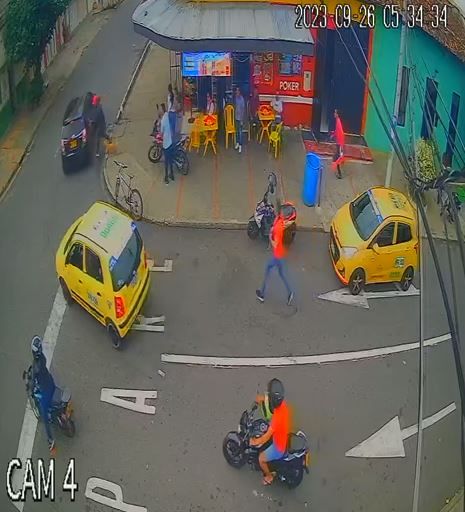 Fleteros en fuga generaron conmoción en Bucaramanga