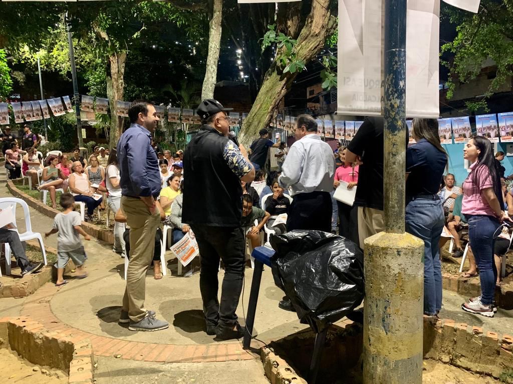 Luis Roberto Ordóñez y Fernando Vargas recorren Bucaramanga