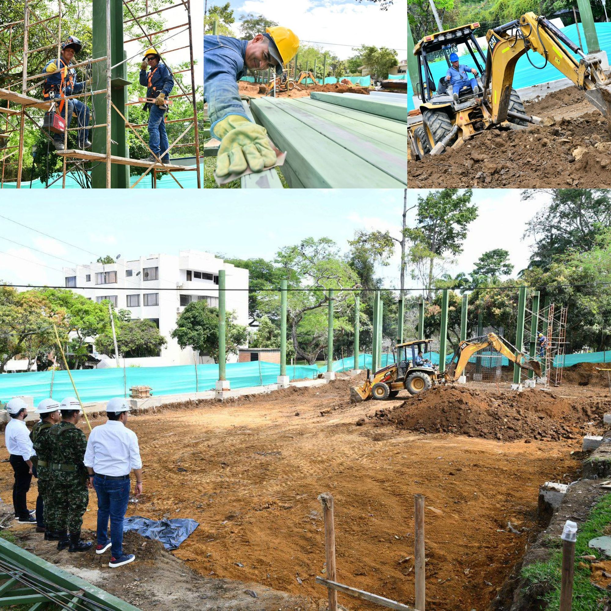 Construyen Centro de Rehabilitación y Acondicionamiento Físico en el Cantón Militar Palonegro