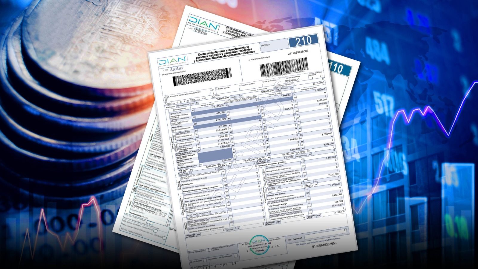 Colombianos podrán declarar renta en máximo un minuto