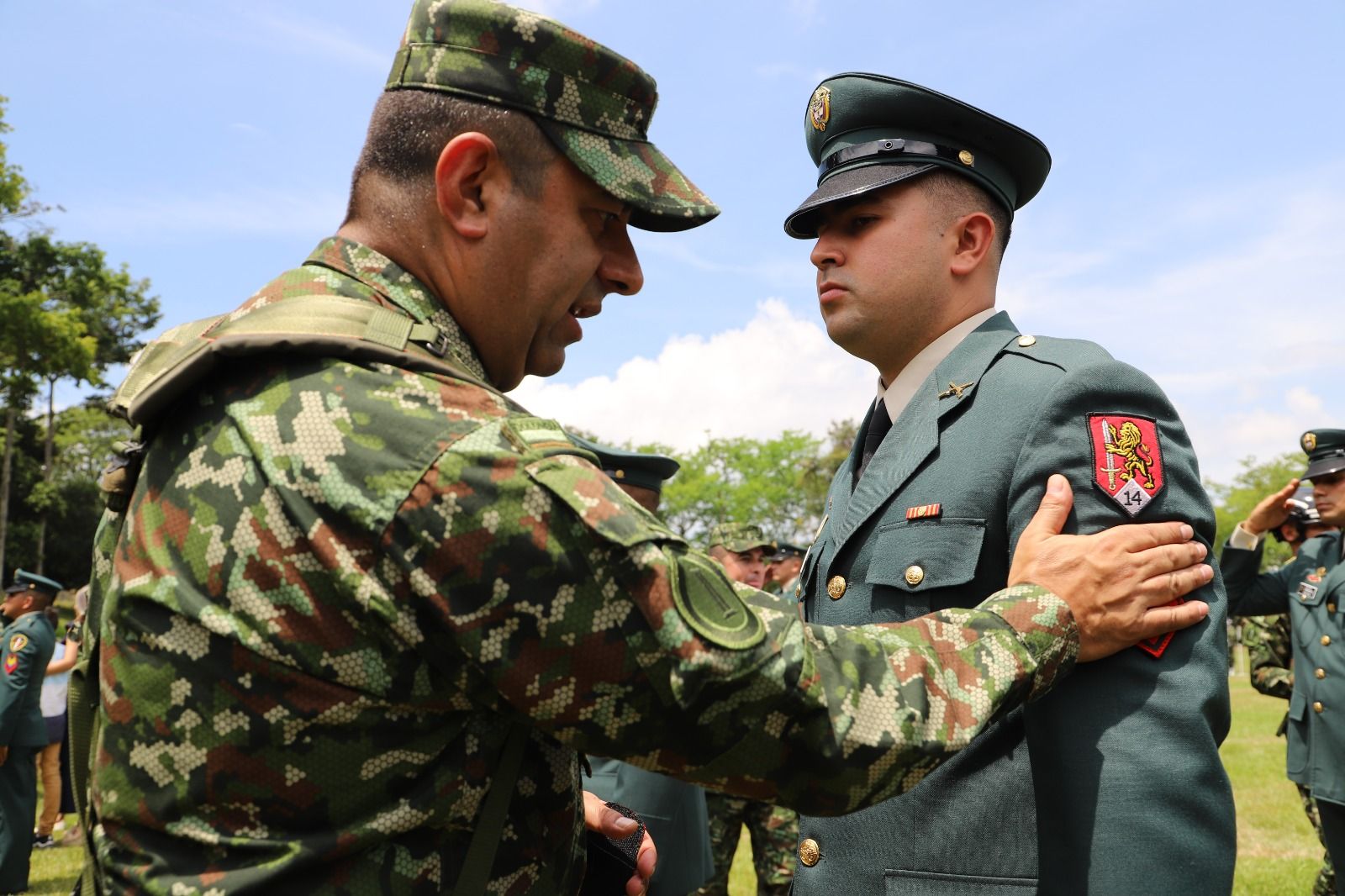 Ascensos en la Quinta Brigada del Ejército Nacional