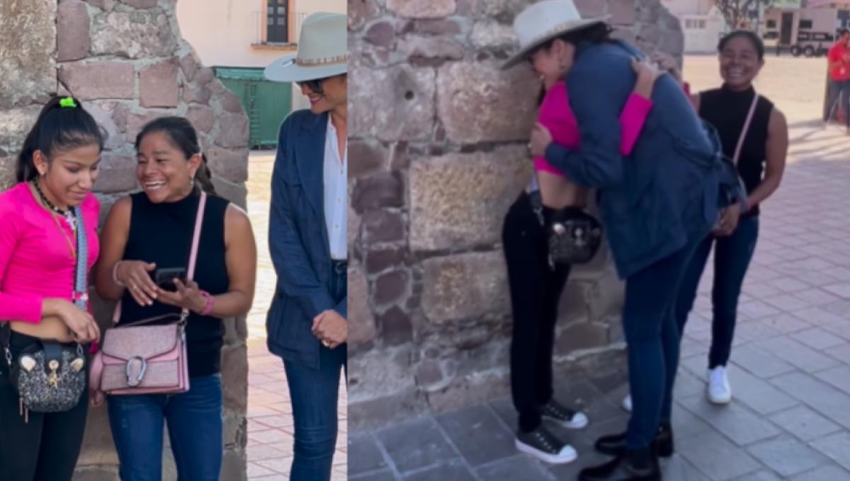 Natalia Jiménez encontró a una niña que interpretaba sus canciones en la calle