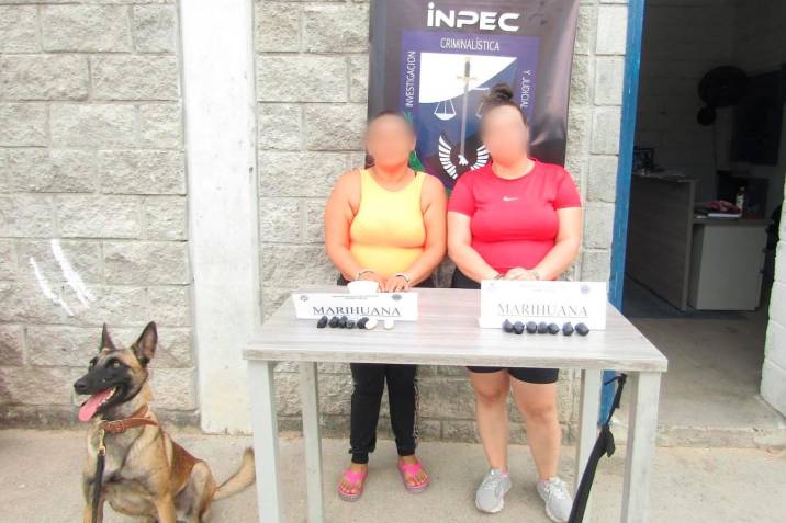 Mujeres intentaron ingresar alucinógenos  en su zona íntima a la cárcel de Palo Gordo