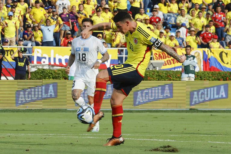 Desatenciones de Colombia permitieron empate de Uruguay