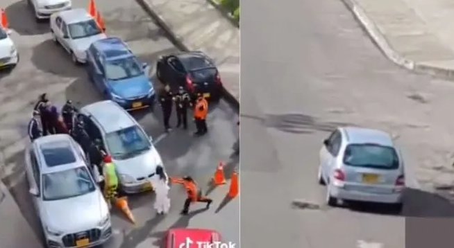 VIDEO. Capturan a conductor intolerante que arrolló a otro