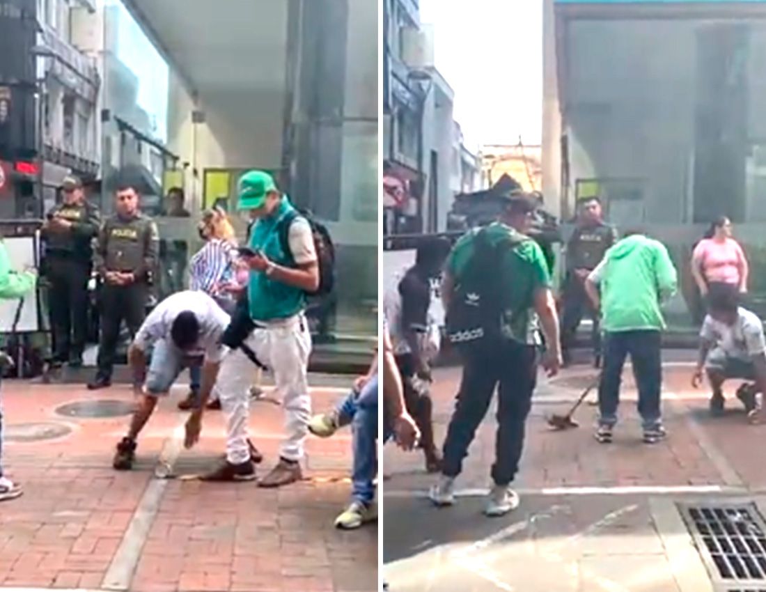 Demarcan Paseo del Comercio para que vendedores respeten a los peatones