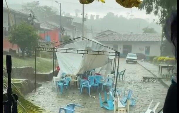 Fuerte granizada causó graves afectaciones en Palmas del Socorro, Santander