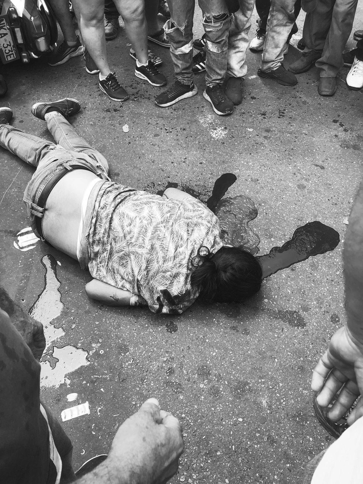 VIDEO : Sicarios le pusieron cinco balazos a ‘La Mechuda’ en San Francisco