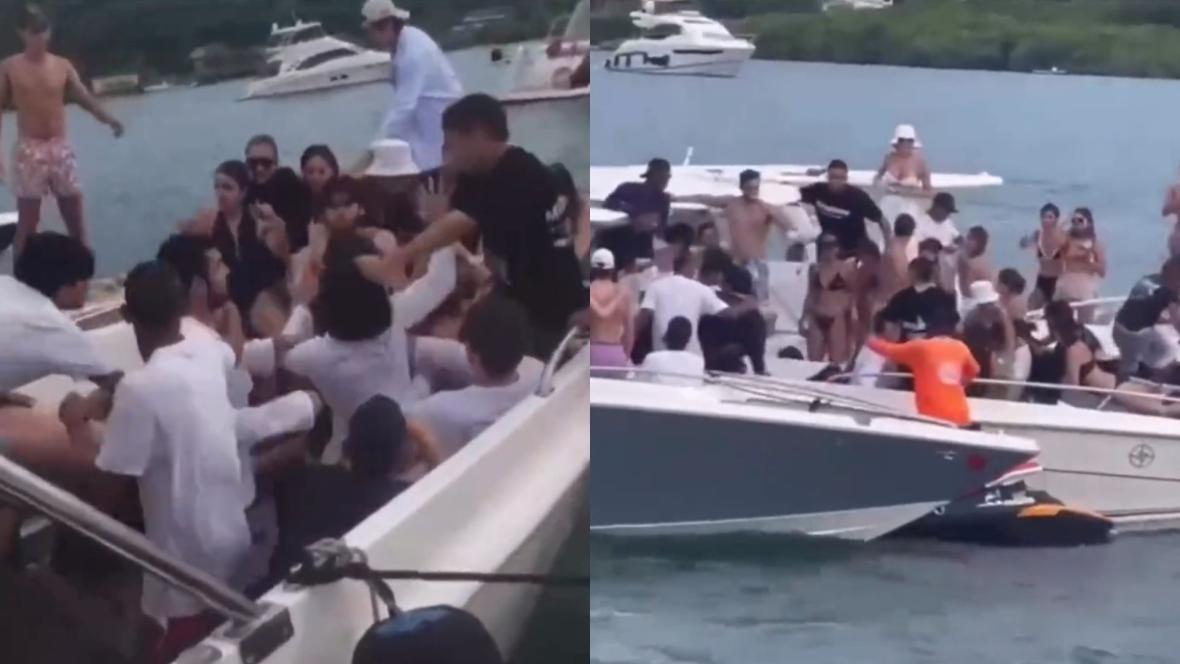 En Cholón se registró una pelea grupal entre turistas montados en yate