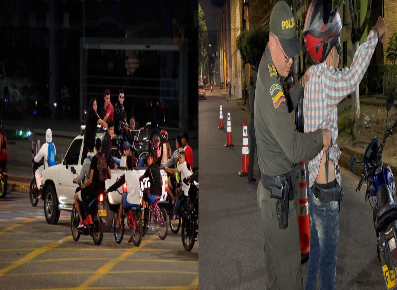 Motorizados se tomaron la ciudad durante celebración de Halloween