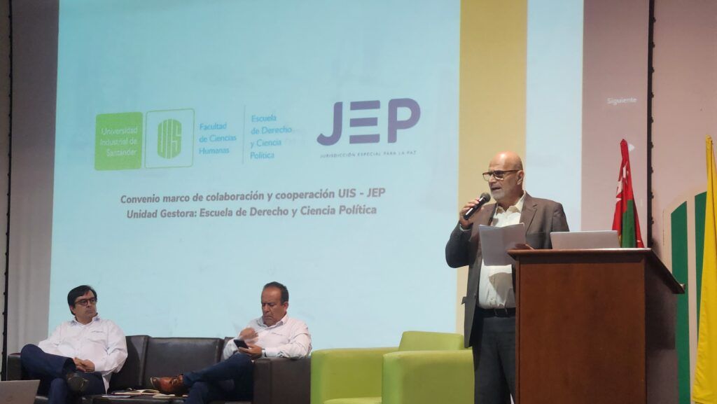 UIS y JEP firman acuerdo de cooperación para beneficiar a víctimas de todo el país