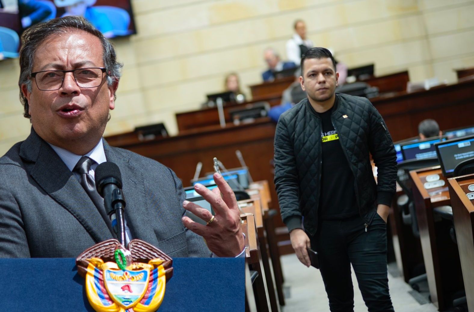 En tono burlesco, presidente Petro le responde al senador santandereano que lo tiene contra las cuerdas