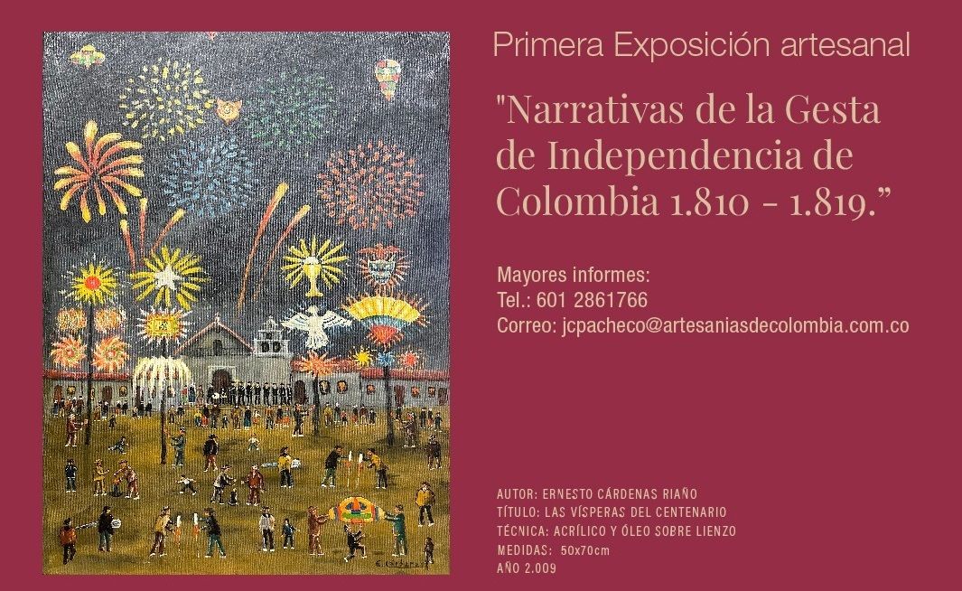 Convocan a artesanos de Santander a participar en la exposición sobre la gesta de la independencia de Colombia