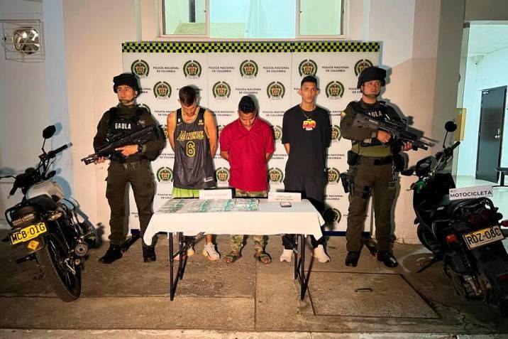 Extorsionistas del ELN fueron sorprendidos