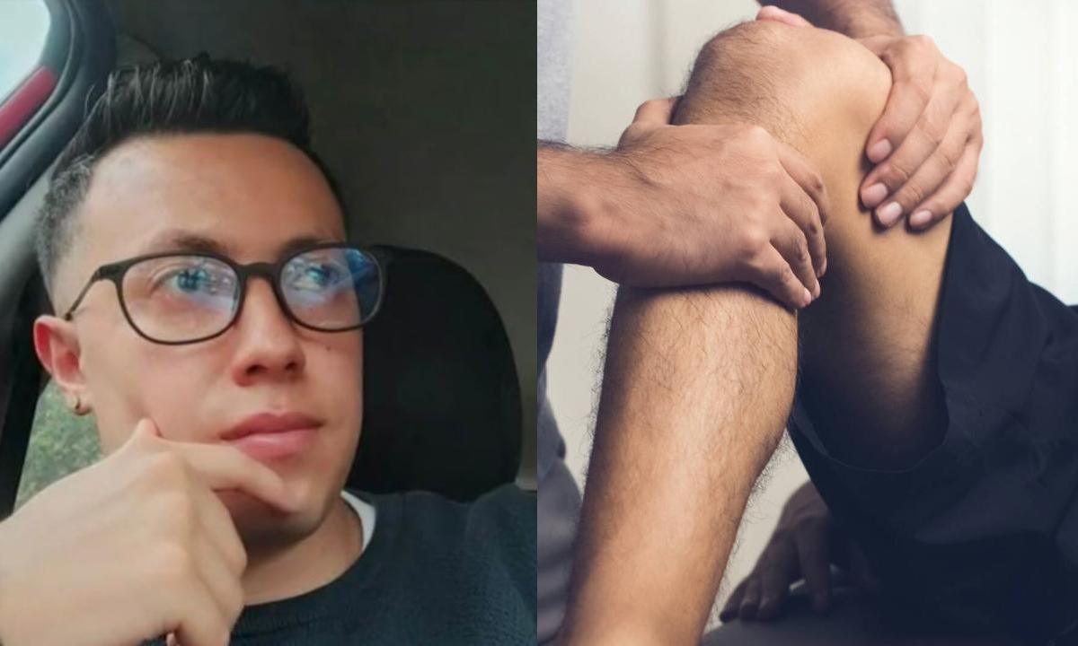 Fue a terapia de rodilla y una hora después terminó muerto