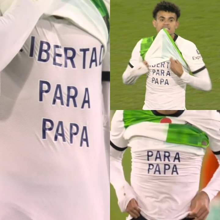 Emotivo gol de Luis Díaz en el partido contra Luton Town: Pide por su padre