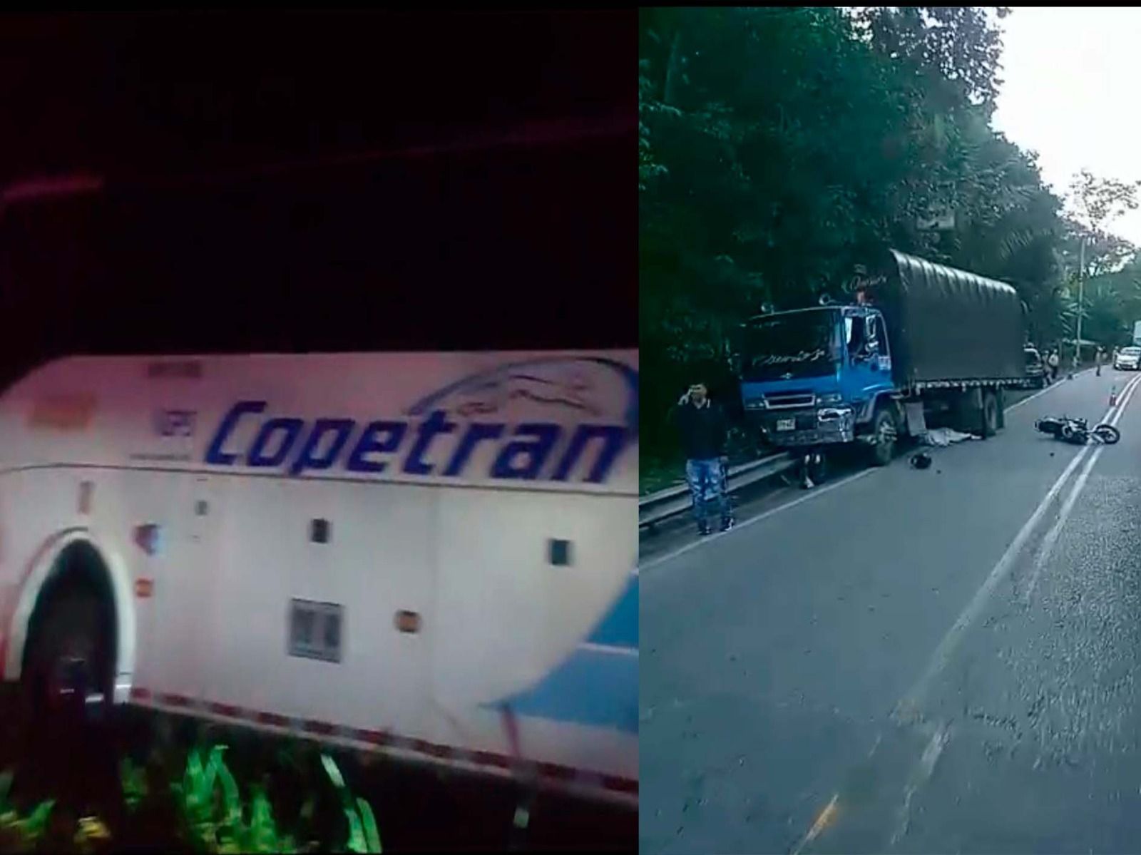 En menos de 12 horas se registraron par de accidentes en la vía a la costa