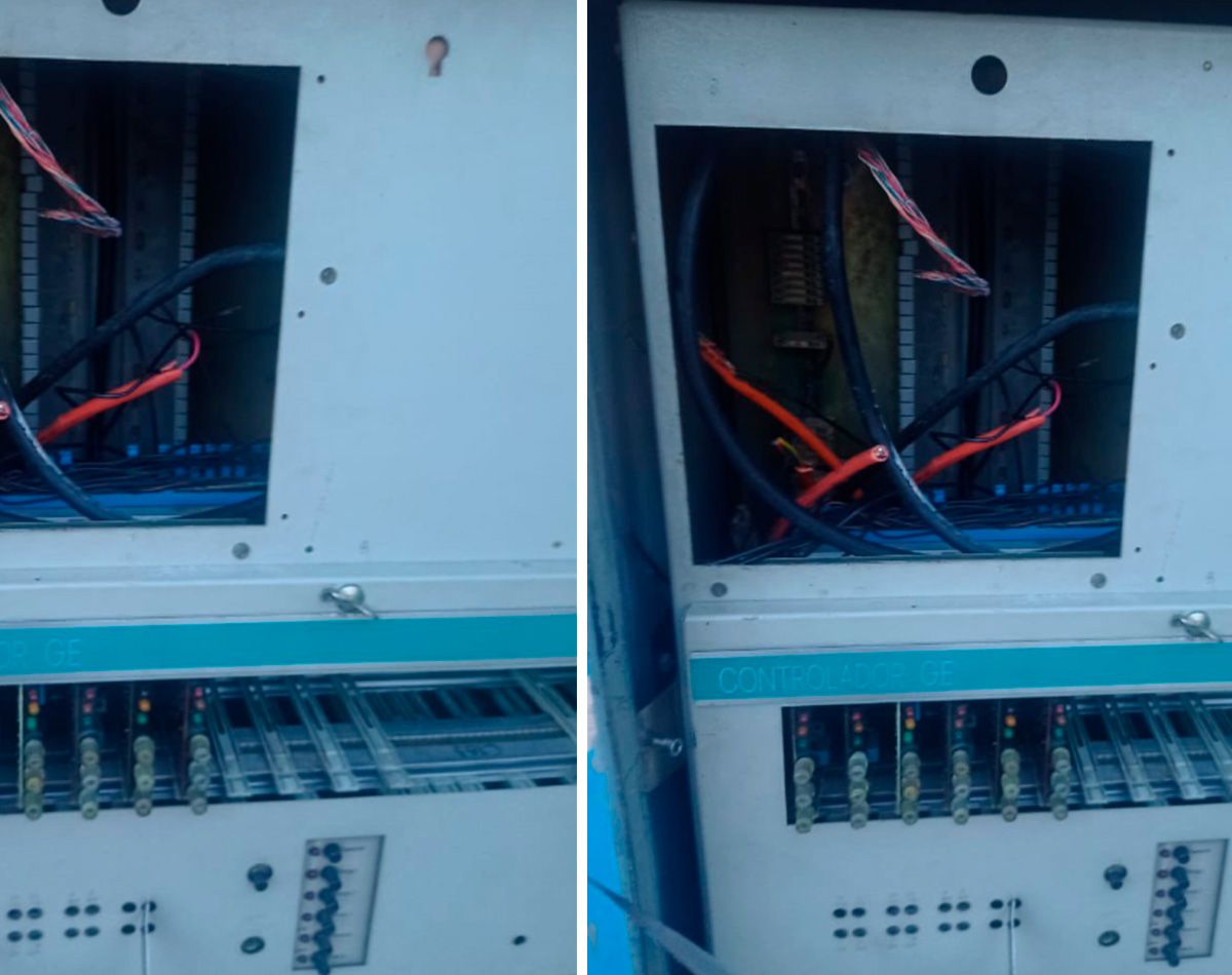 Continúan vandalizando cableados de semáforos