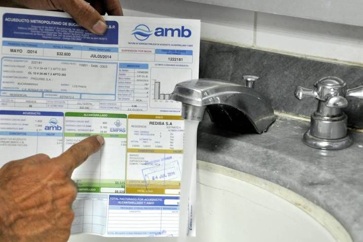 Hay errores en la lectura de contadores del agua y el amb no quiere devolver la plata