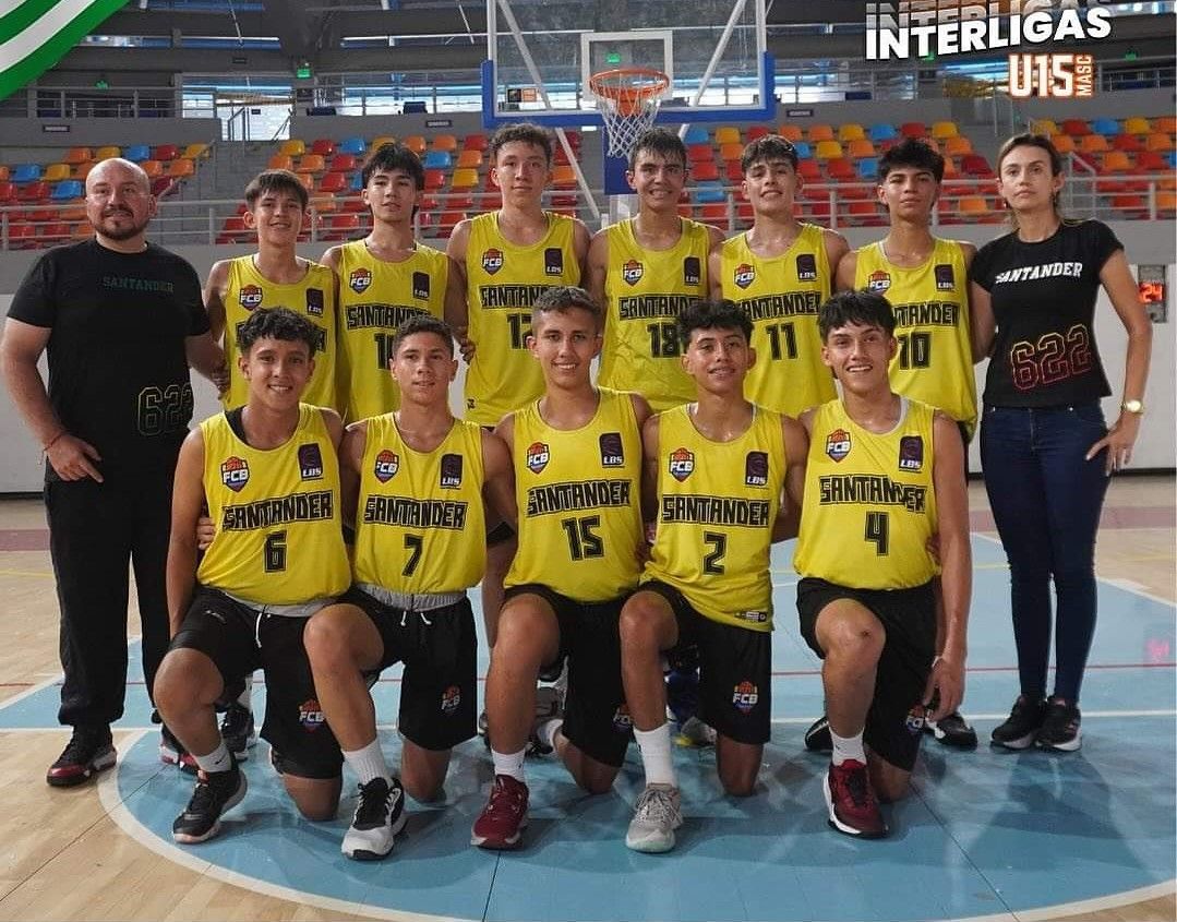 Santander campeón nacional Sub-15 de baloncesto
