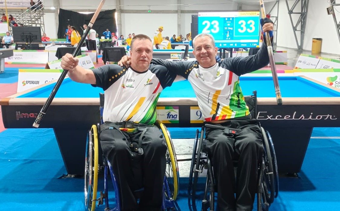 Santander logra tres medallas de oro en Billar físico