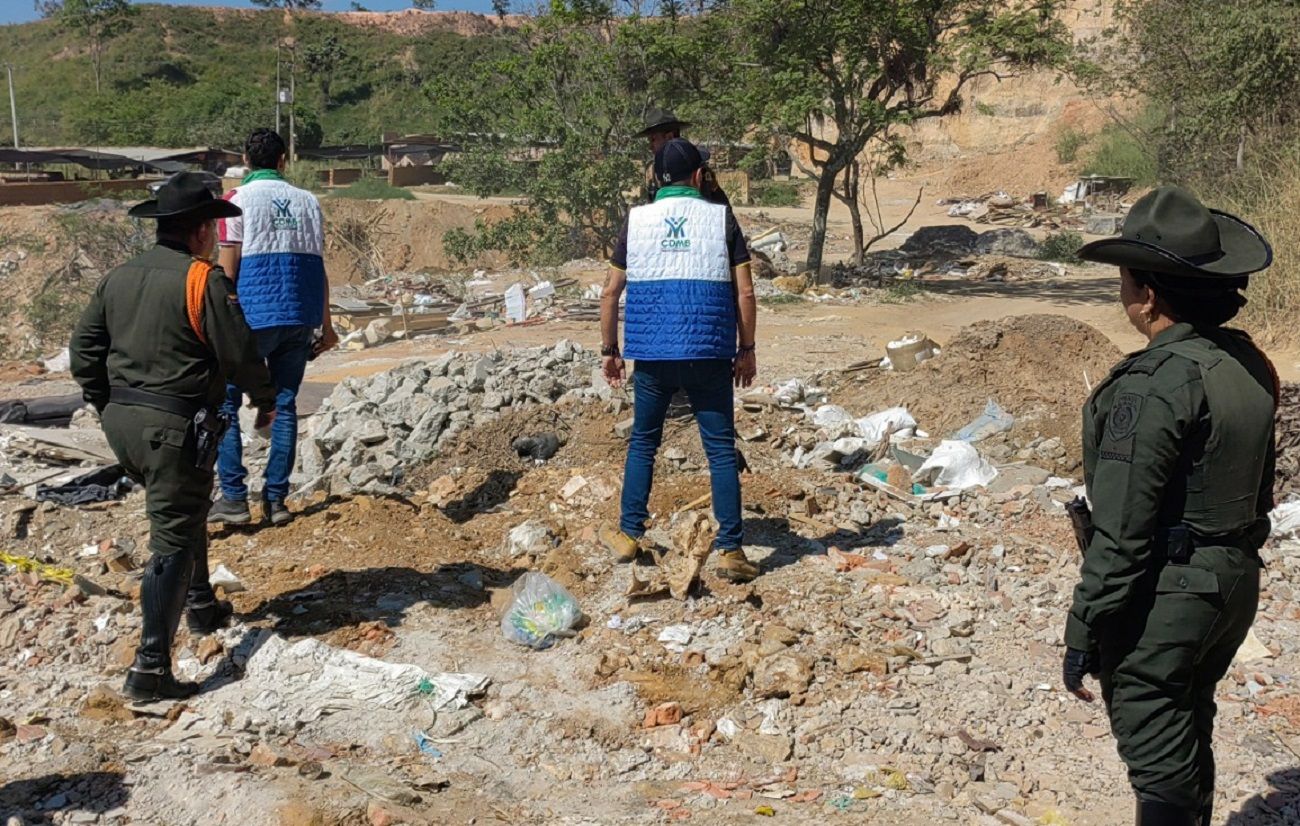 Operativo el área metropolitana de Bucaramanga realizado por la CDMB