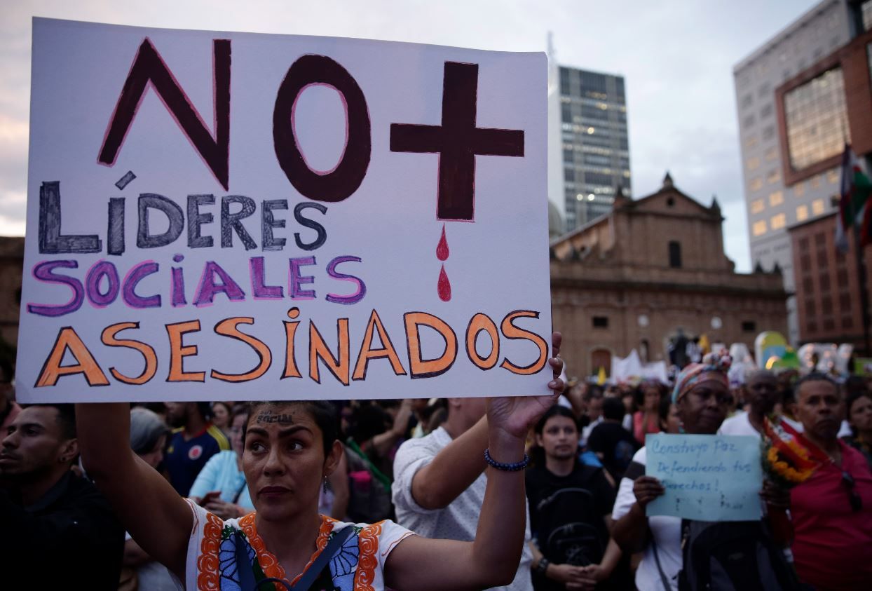 Terrible panorama de  violencia en Colombia  150 líderes, comunales han sido asesinados este AÑO