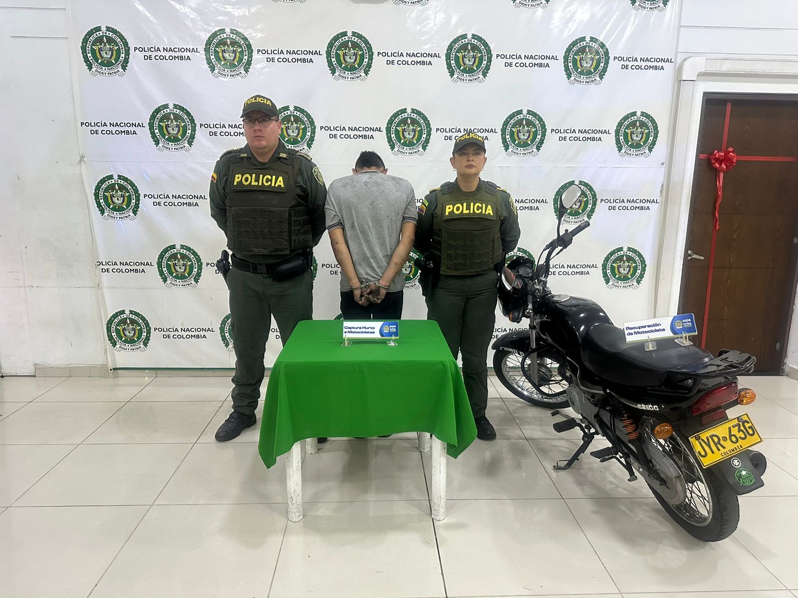 A 'Ronaldo' lo sorprendieron robando motos en Bucaramanga