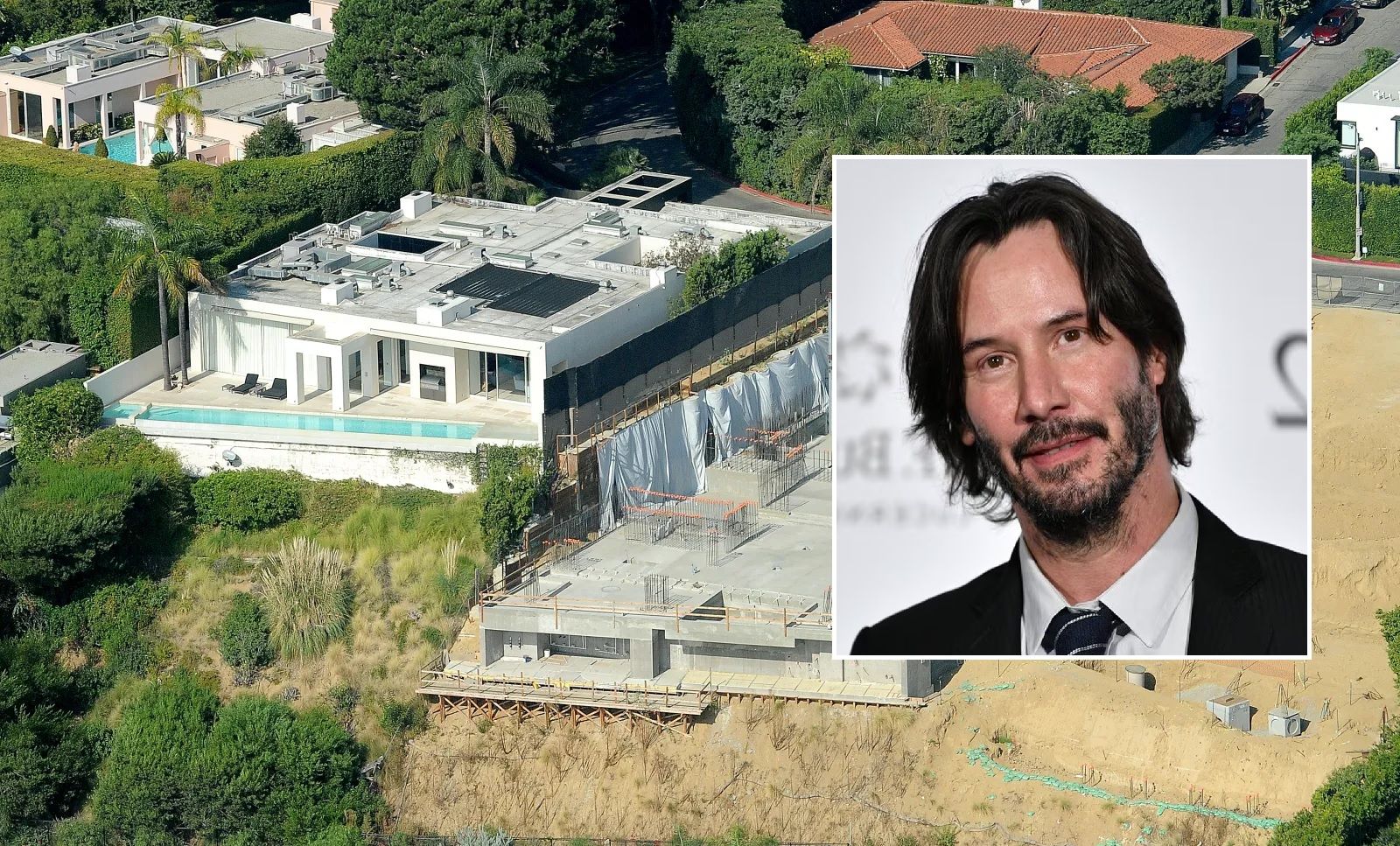 Enmascarados se metieron a la mansión de Keanu Reeves y robaron una costosa arma