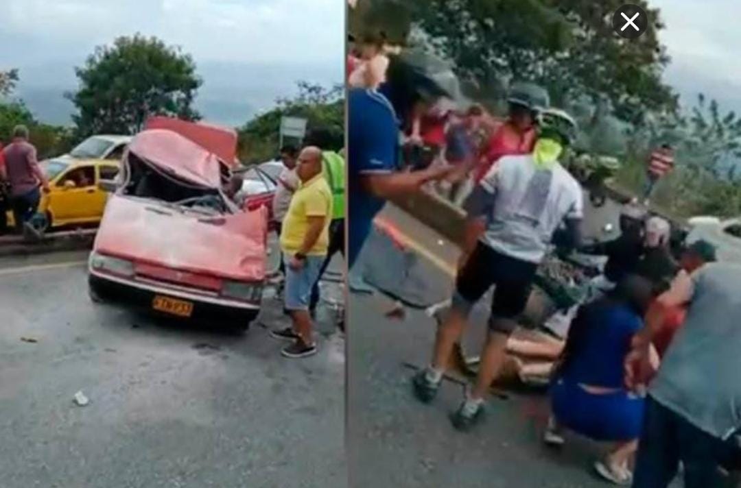 Accidente ocasionó congestión vehicular en vía al aeropuerto