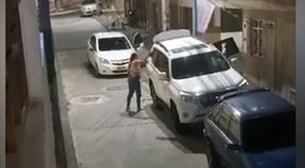 VIDEO A Freddy le reventaron los vidrios por 'infiel' en Bucaramanga