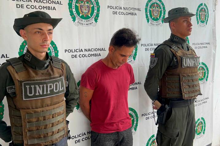 A 'Cachama' lo pescaron huyendo de un homicidio en Santander