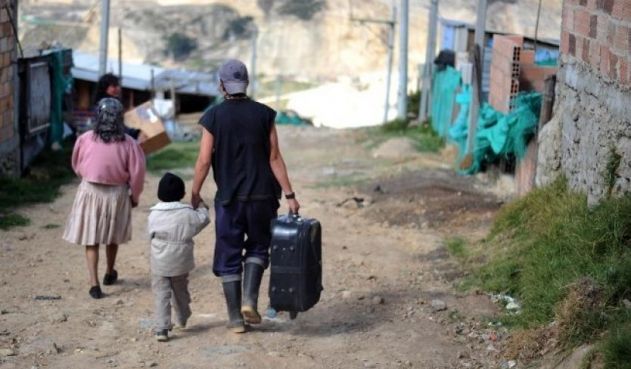 Durante el 2023 en Colombia, 121.000 personas fueron víctimas de desplazamiento forzado