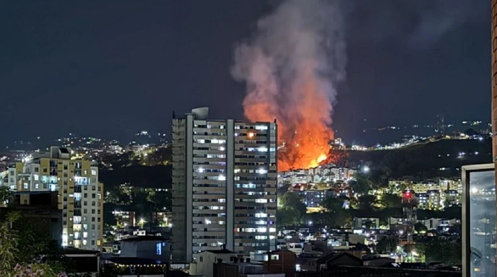 Alerta roja por incendios forestales y ola de calor en Bucaramanga y el Área Metropolitana