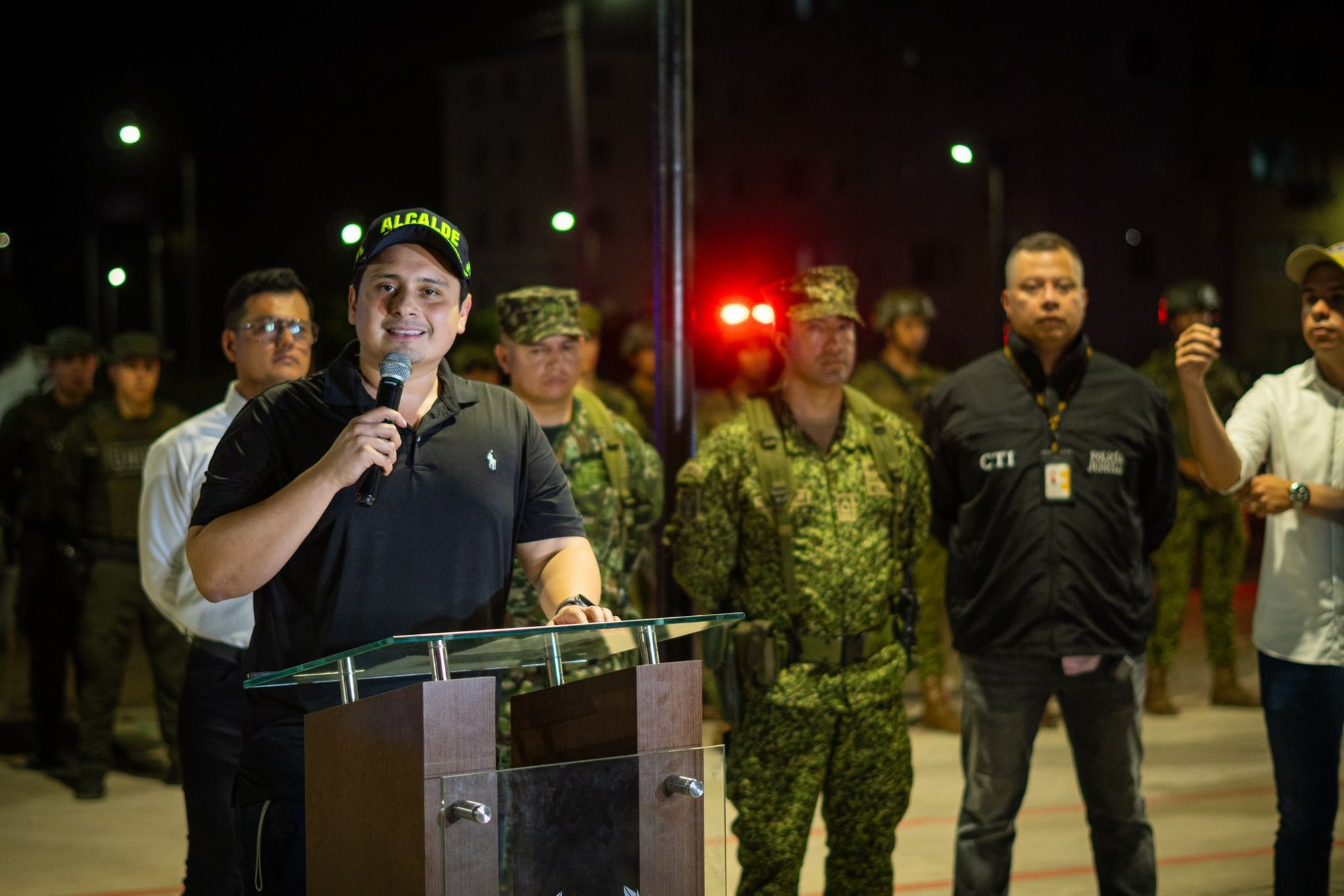 Alcalde del Puerto Petrolero destaca colaboración y reducción de delitos en primer mes