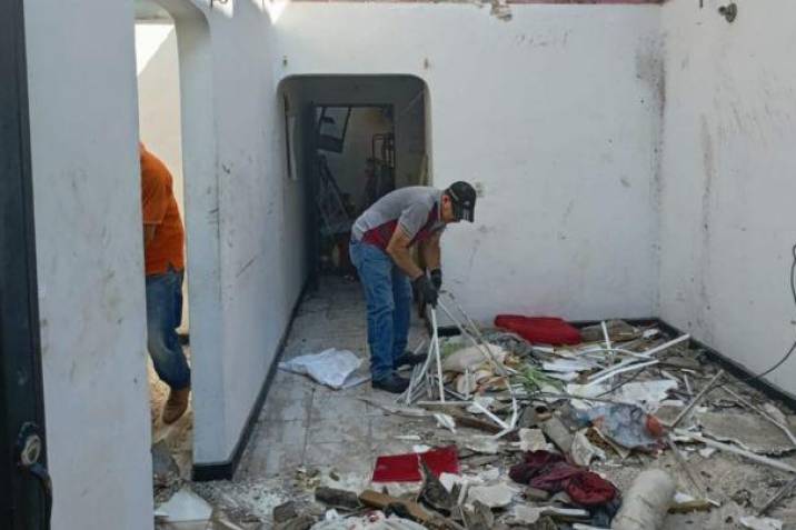 Fuga de gas dejó en ruinas la casa de una familia en Cúcuta