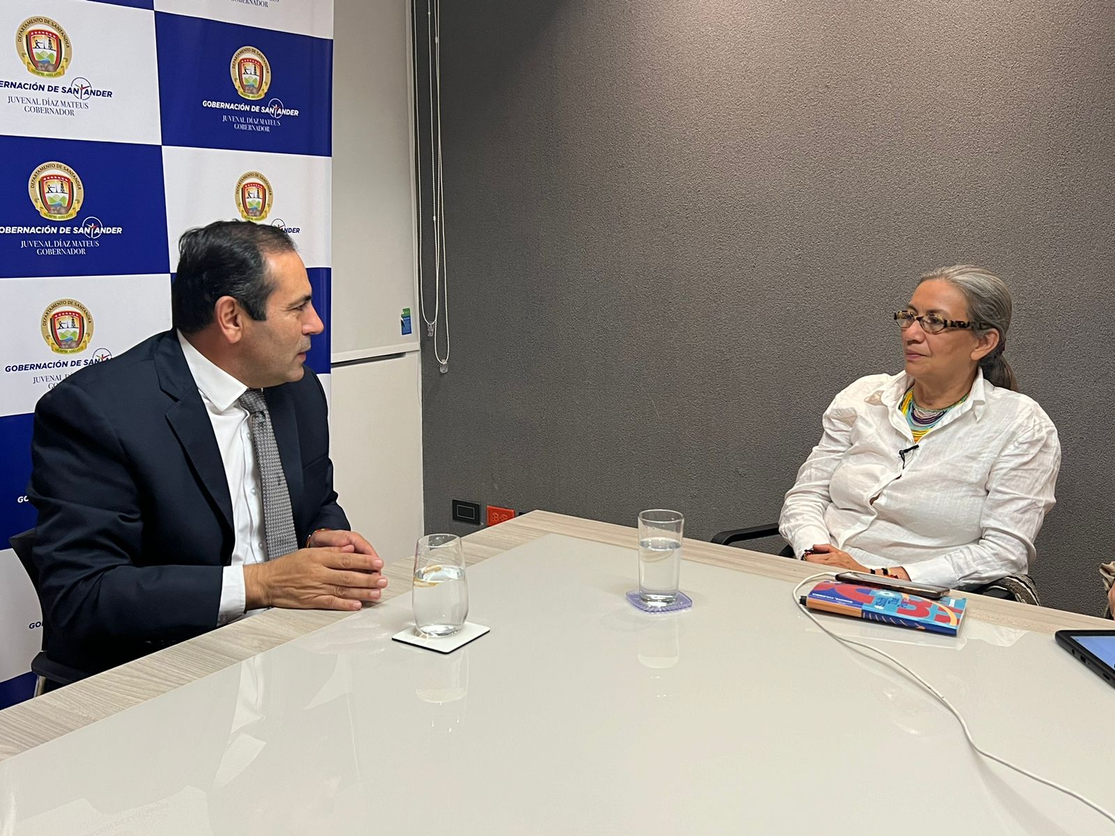 Viceministra de Ambiente y Gobernador de Santander evalúan medidas contra incendios