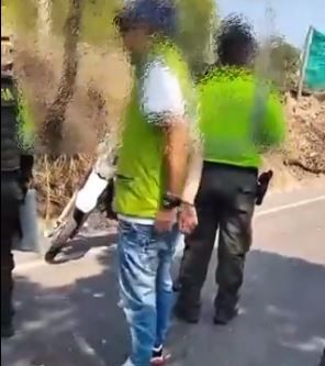 Moto jibaro fue sorprendido en un retén de tránsito