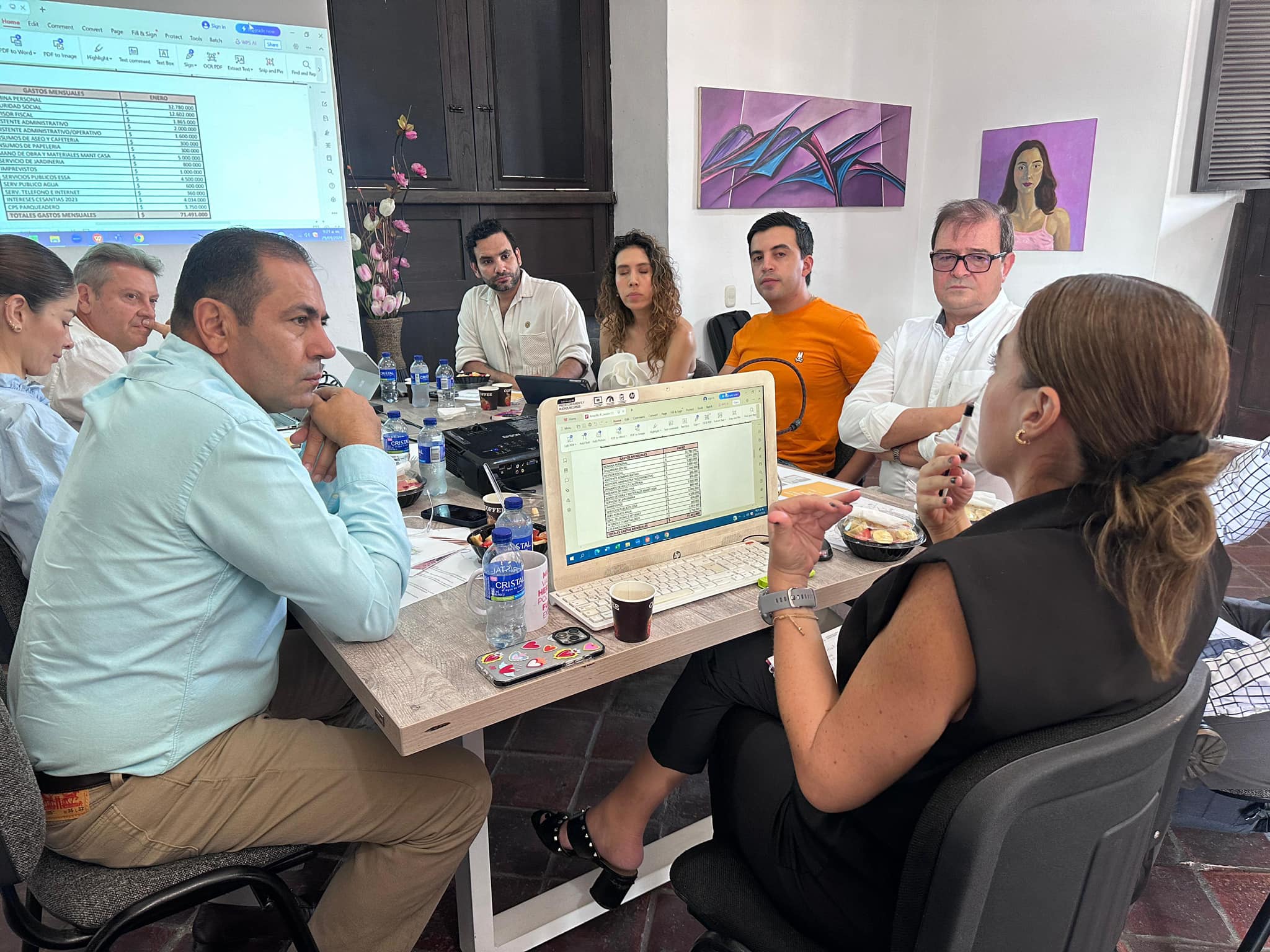 Gobernador de Santander encabeza reunión para definir presupuesto cultural en 2024