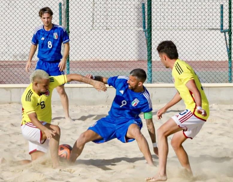 ´Arena en los ojos´ para Colombia en Mundial de Fútbol Playa