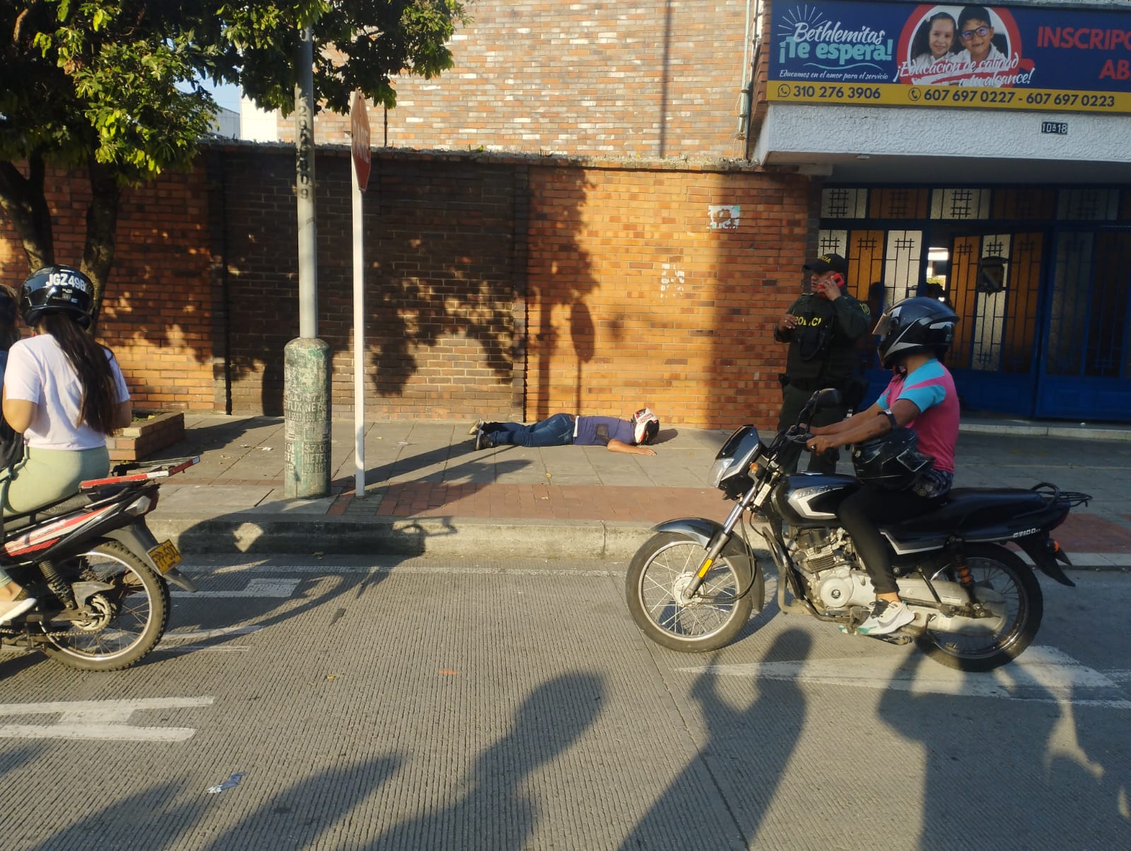 VIDEO : Policía abatió a un ladrón en el parque Cristo Rey durante un atraco