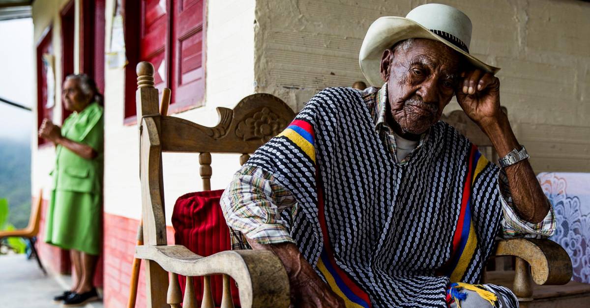 Murió el hombre más viejo de Colombia