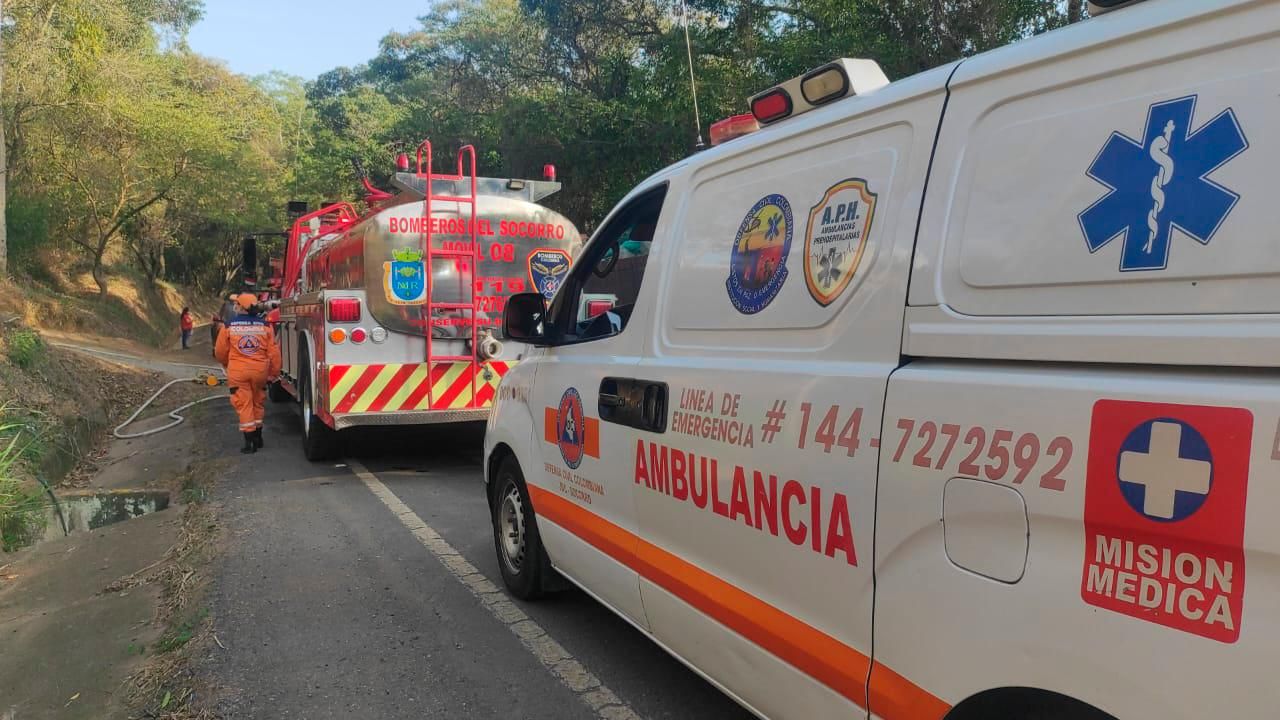 Incendio en Finca Villa Sofía deja varios heridos en El Socorro