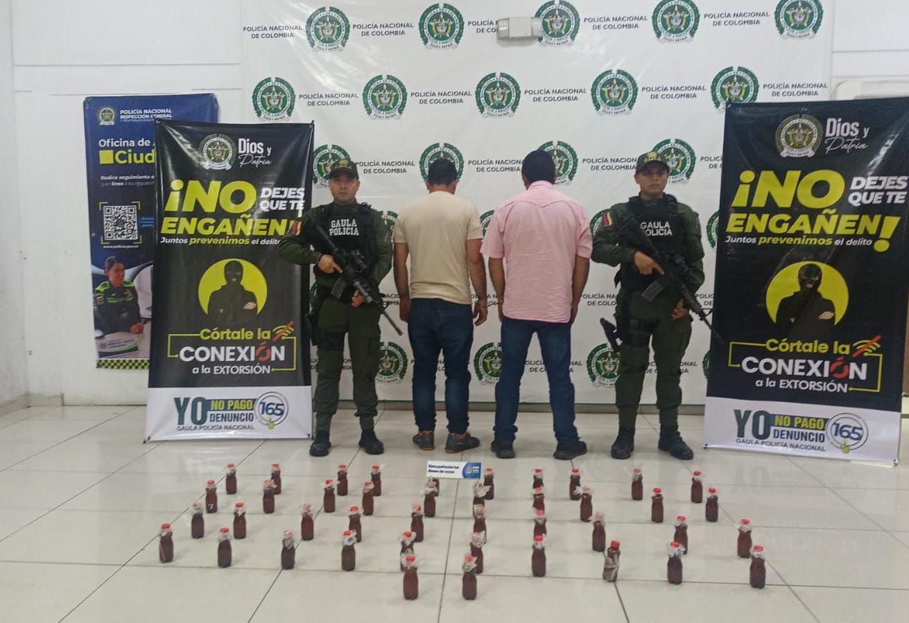 Narco encomienda fue descubierta llegando a Bucaramanga