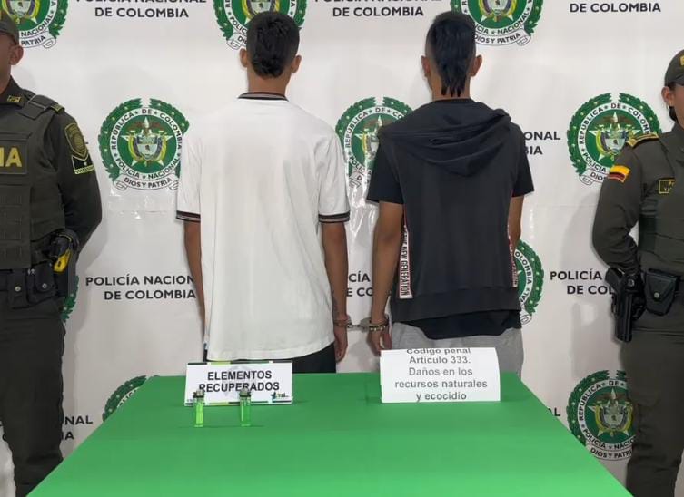 Jóvenes pirómanos fueron capturados en Bucaramanga