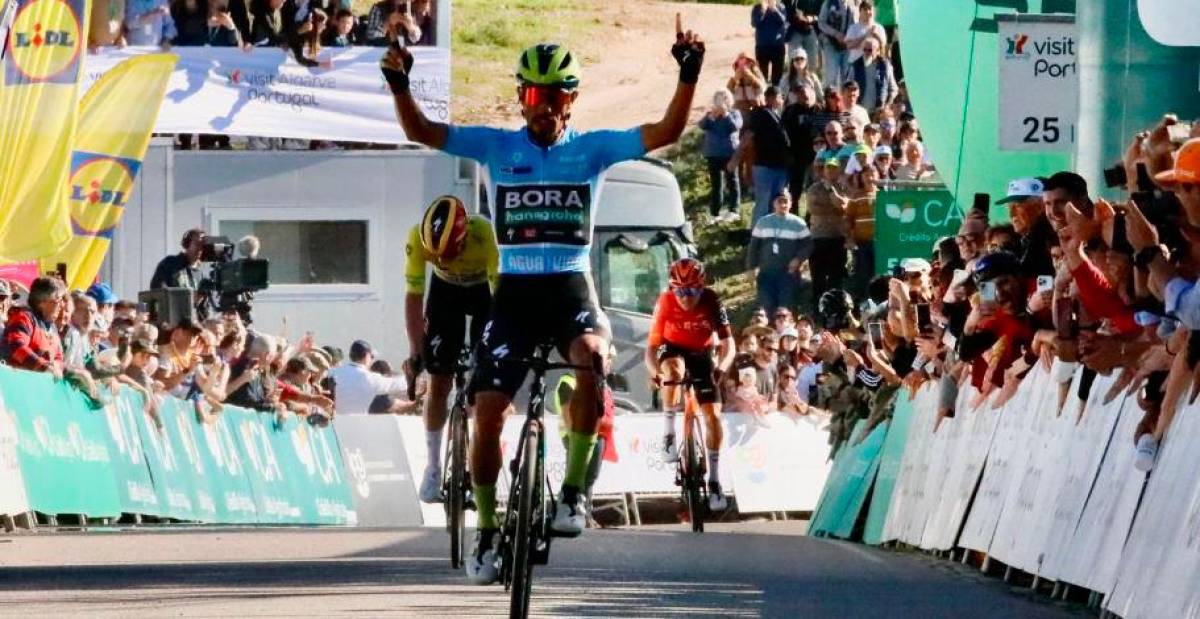 Martínez arrasa: domina la última etapa de la vuelta al Algarve