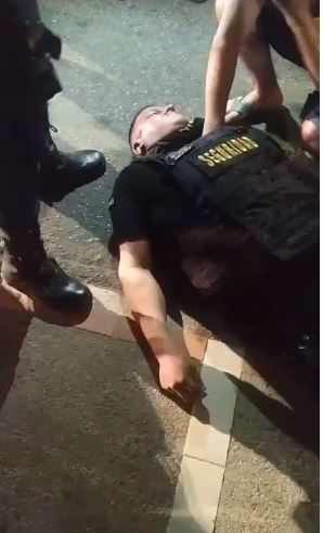 Vigilante informar habría sido baleado por intolerancia