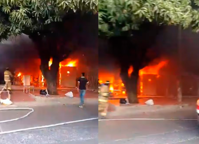 Incendio en fábrica de muebles causa la muerte de padre e hijo