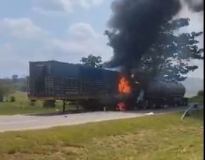 Conductor murió calcinado tras accidente en Cimitarra