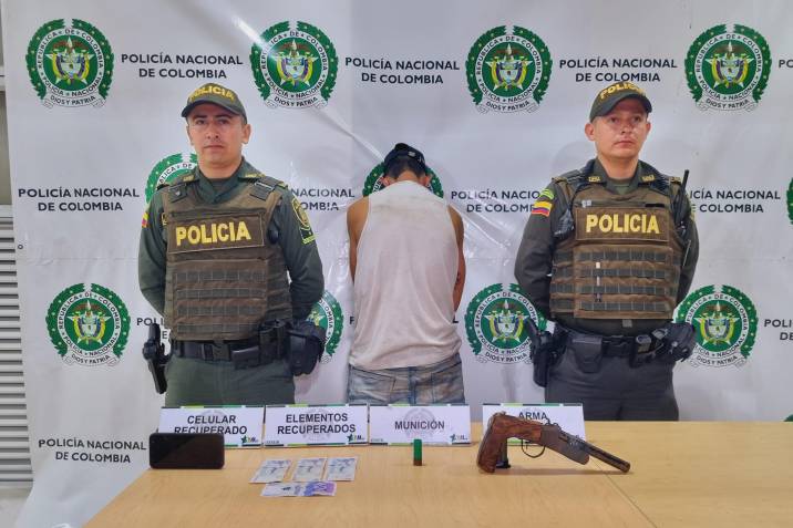 A punta de changón criminal amenazaba para robas en el Mutis